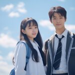 制服の男女