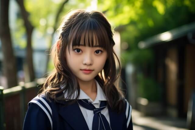 女子中学生